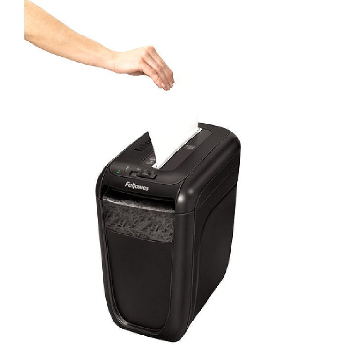Fellowes 60CS Destructora de Papel con Corte en Partículas de 4x40mm, Negra Fellowes 60CS Destructora de Papel con Corte en Partículas de 4x40mm, Negra